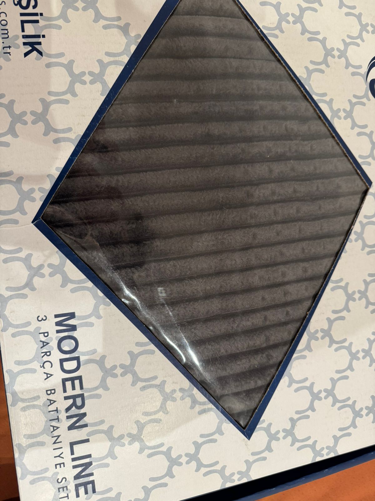 couverture anthracite 220/240CM avec 2 taies d d'oreiller