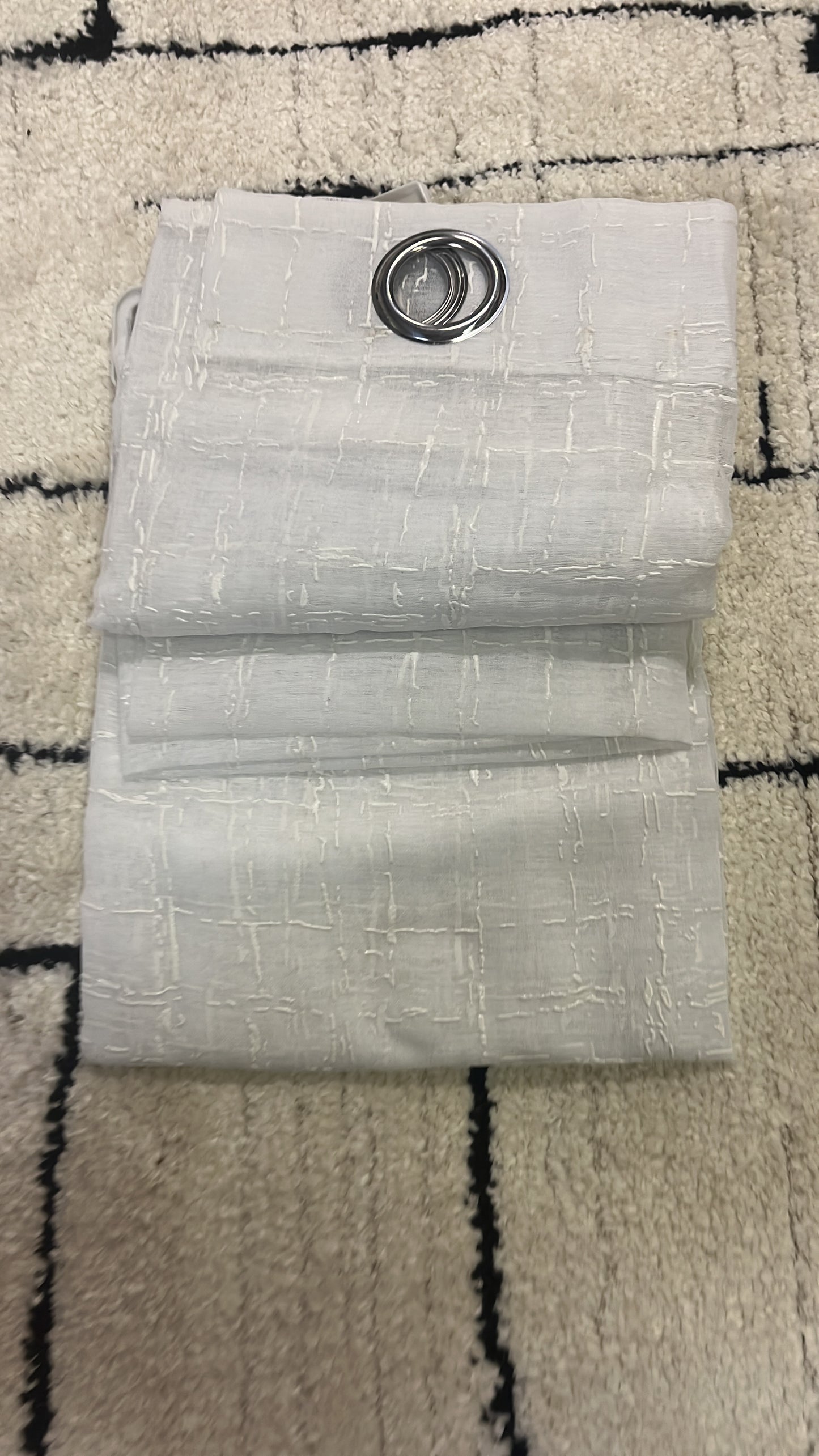 2 panneaux voilages 140/260cm