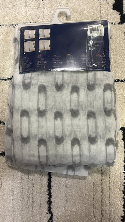 2 panneaux voilages 140/260cm