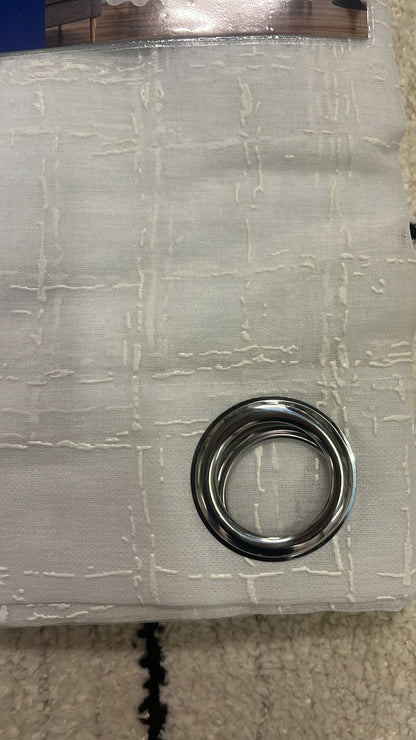 2 panneaux voilages 140/260cm