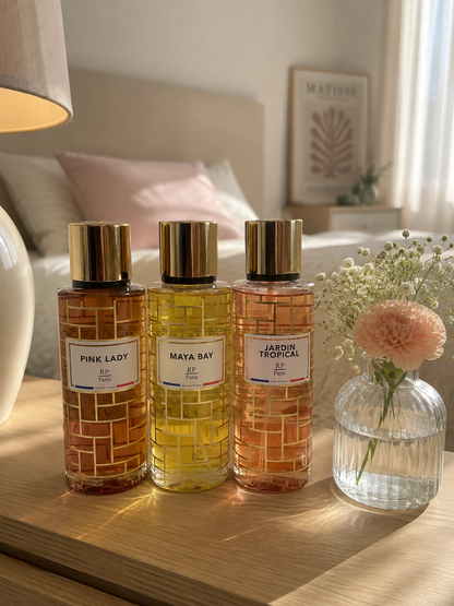 3 Brumes RP Paris Mixtes(PINK LADY,MAYA BAY,JARDIN TROPICAL)