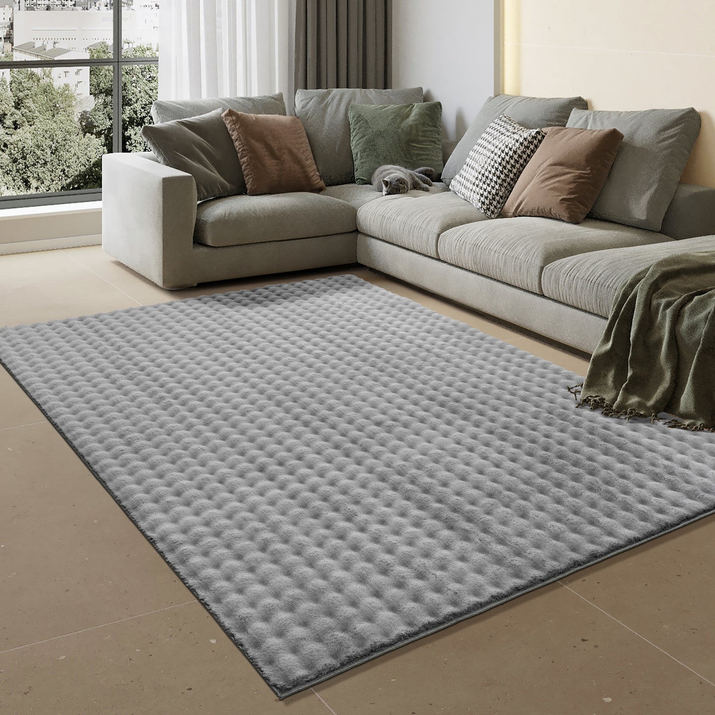 Tapis Bubble anthracite  995