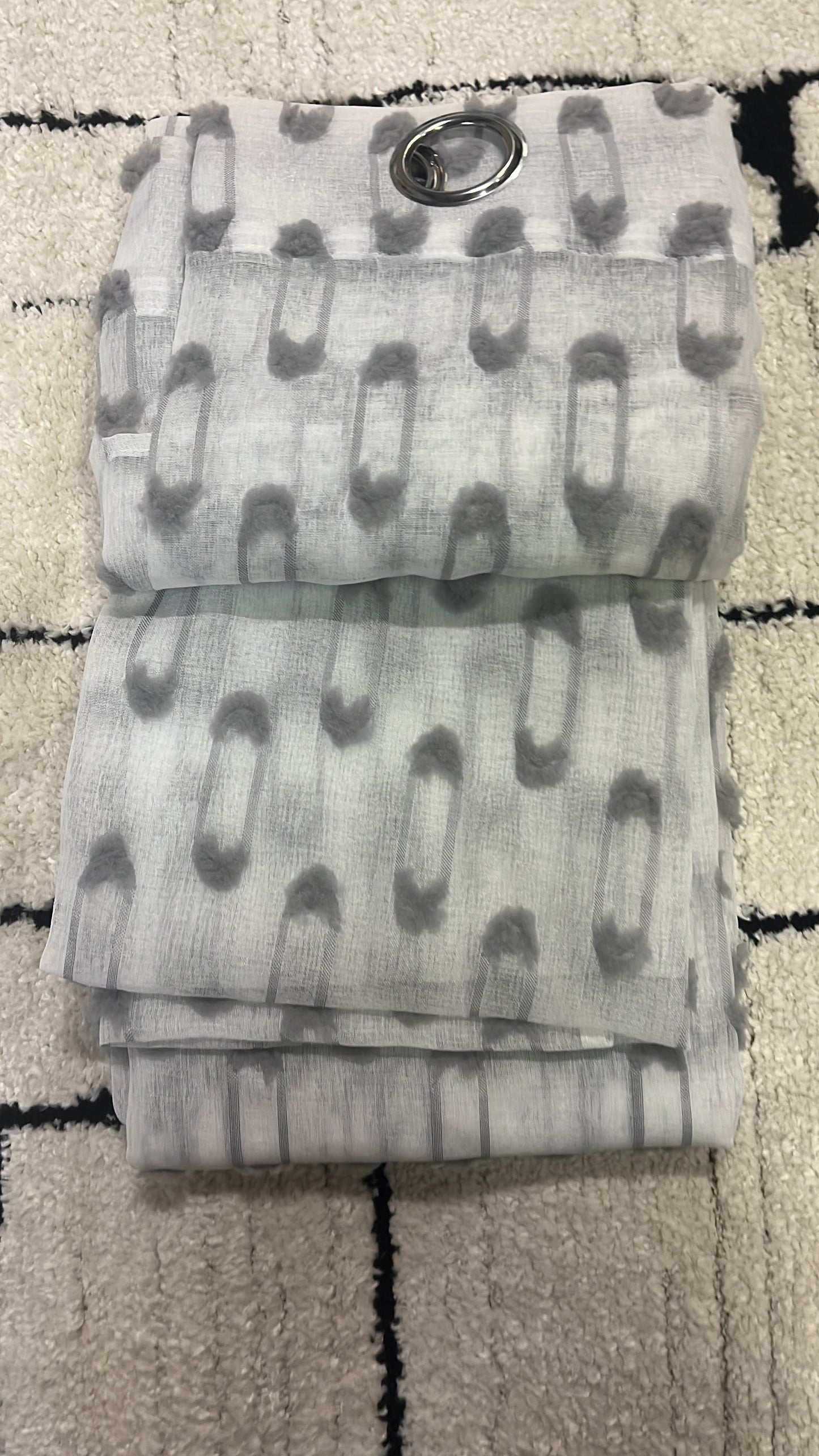 2 panneaux voilages 140/260cm