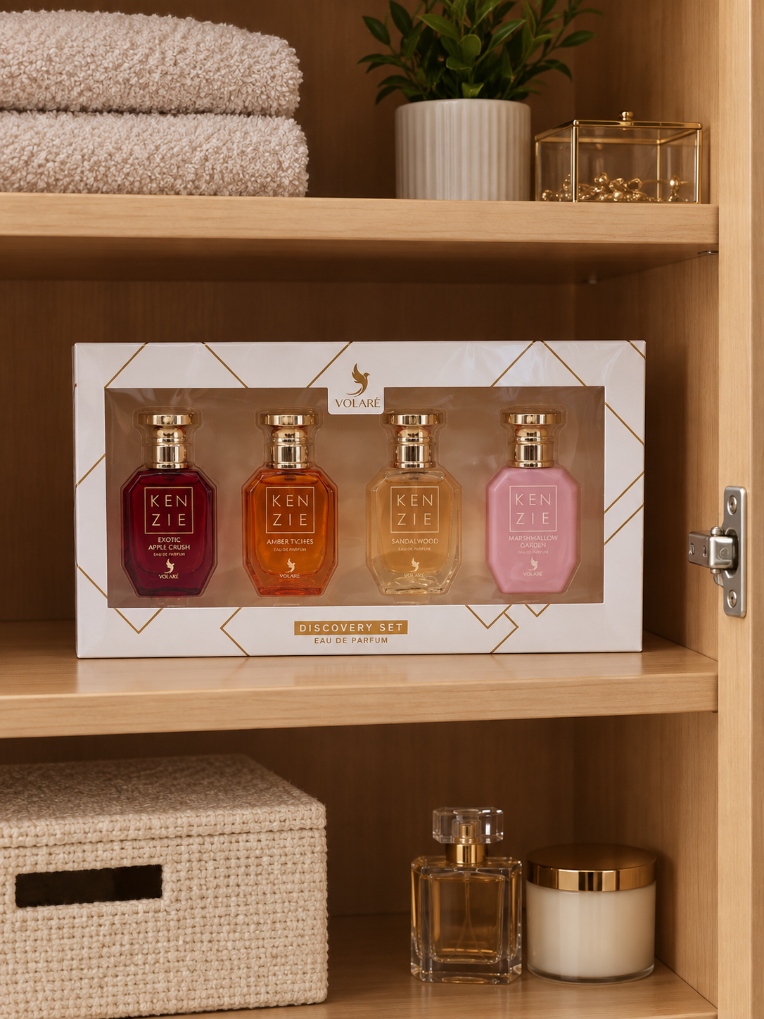Coffret kenzie 4x25ml(marshmallow dream,vanilla70,Amber lychee,exotic Apple crush)