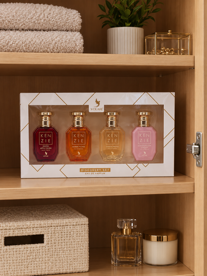 Coffret kenzie 4x25ml(marshmallow dream,vanilla70,Amber lychee,exotic Apple crush)
