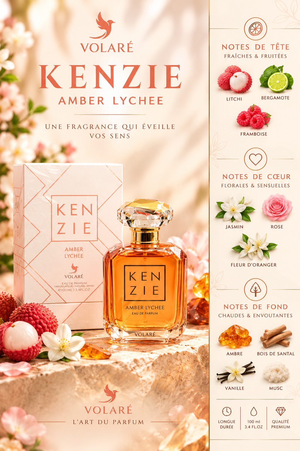 Kenzie volaré AMBER LYCHEE