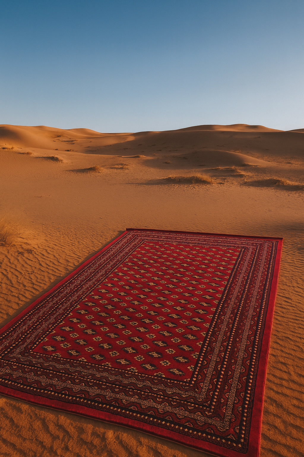 Tapis Dubaï rouge 10