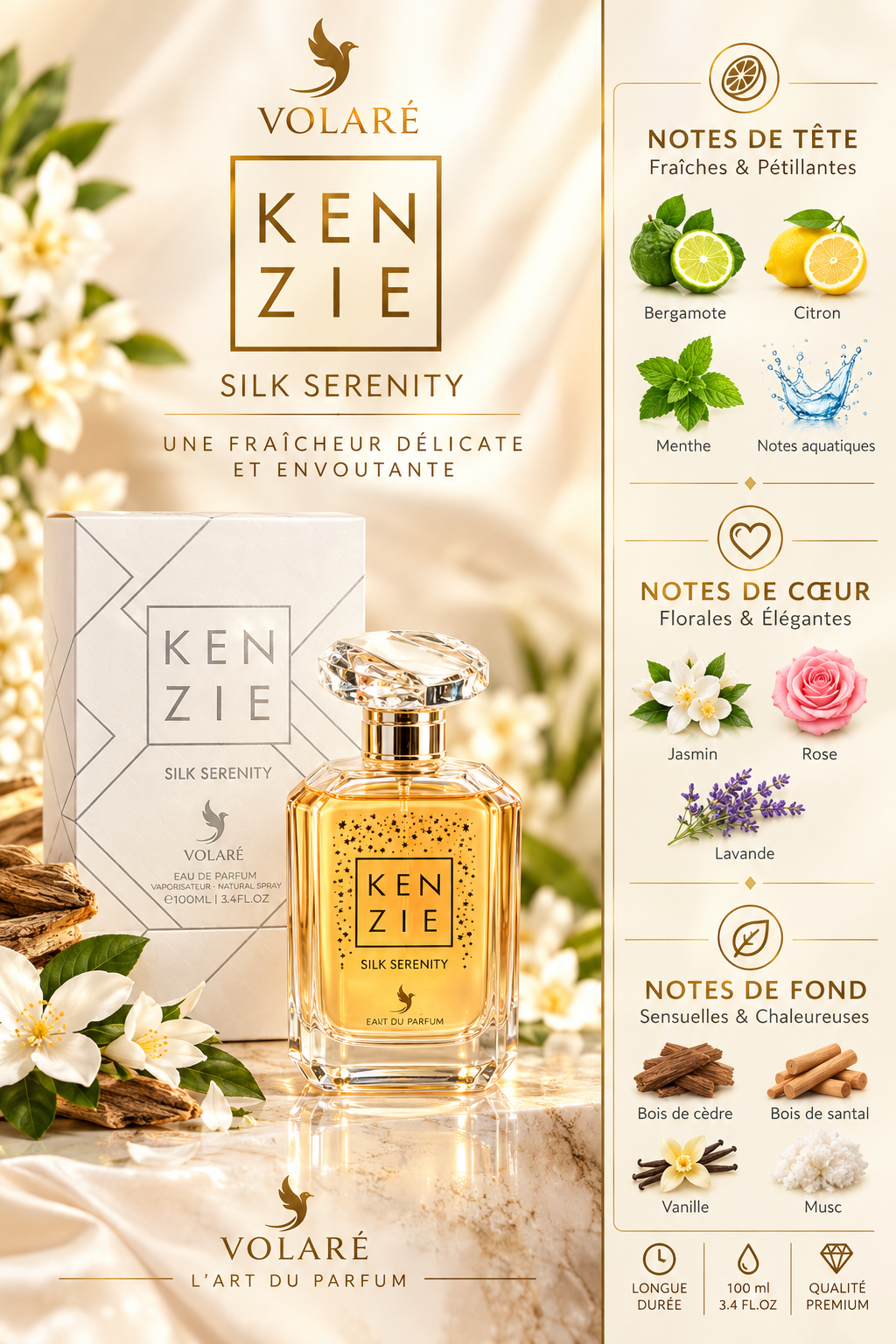 Kenzie volaré SILK SERENITY