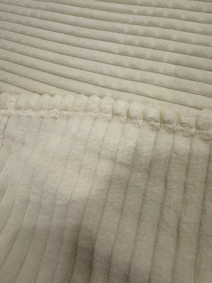 couverture CREME 220/240CM avec 2 taies d d'oreiller