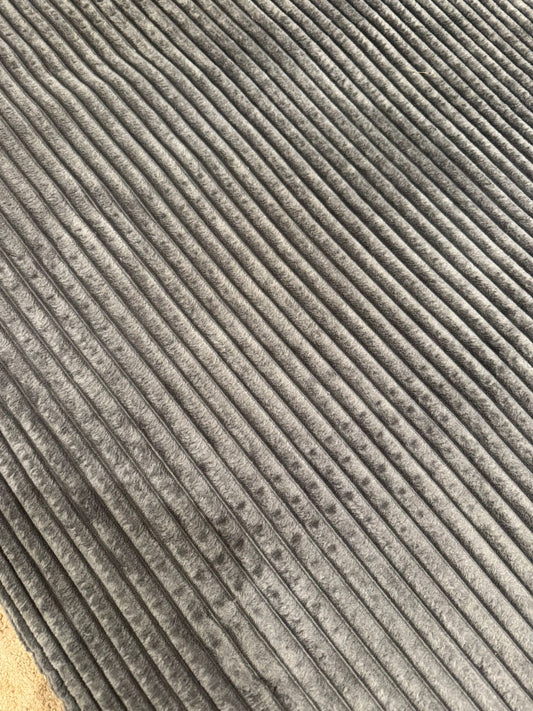 couverture anthracite 220/240CM avec 2 taies d d'oreiller