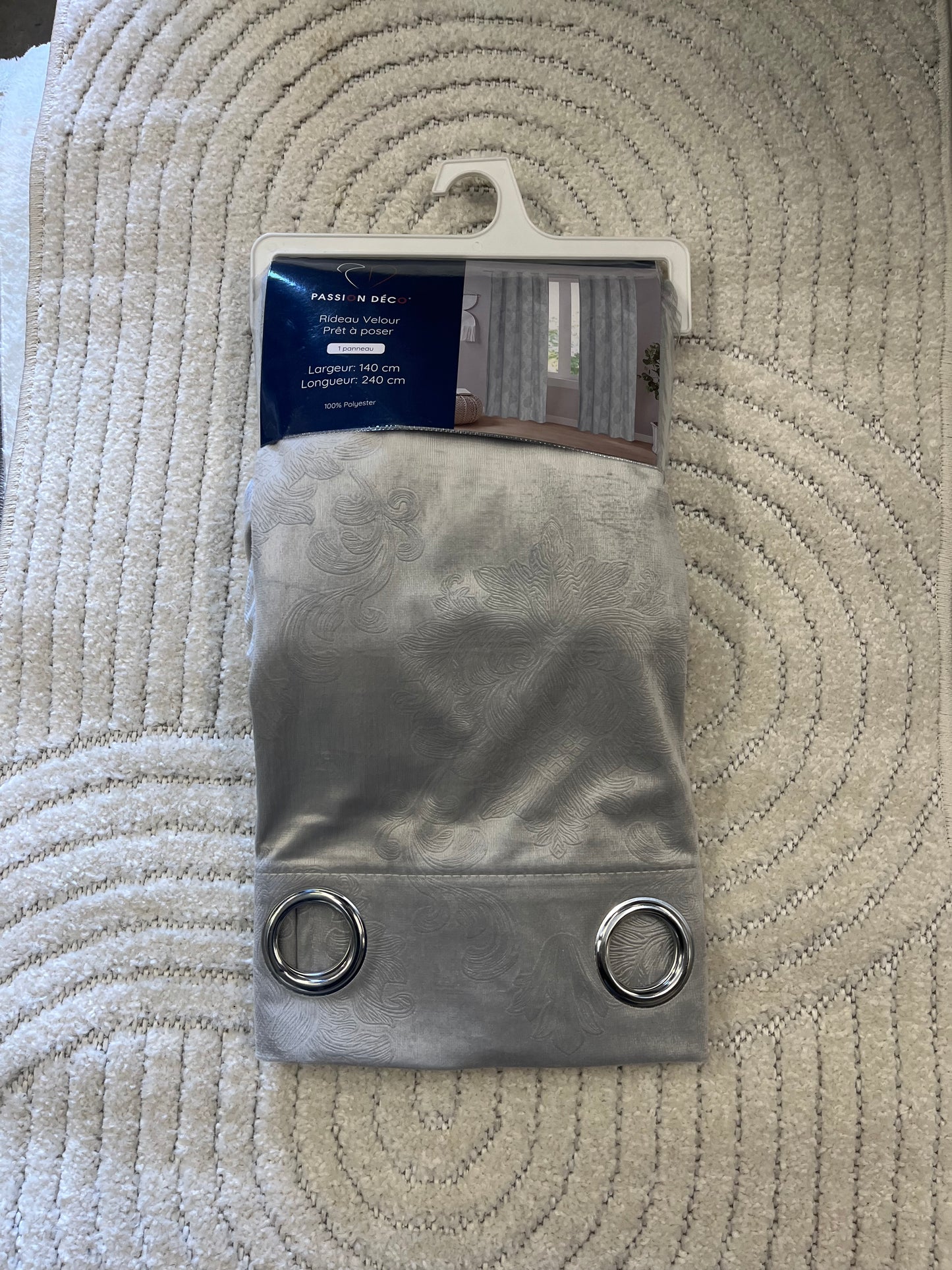 2 panneaux occultant 140/260cm