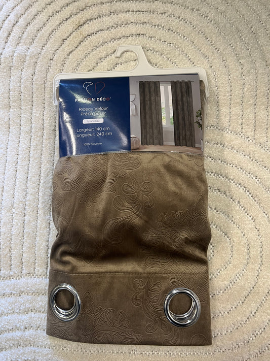 2 panneaux occultant 140/260cm