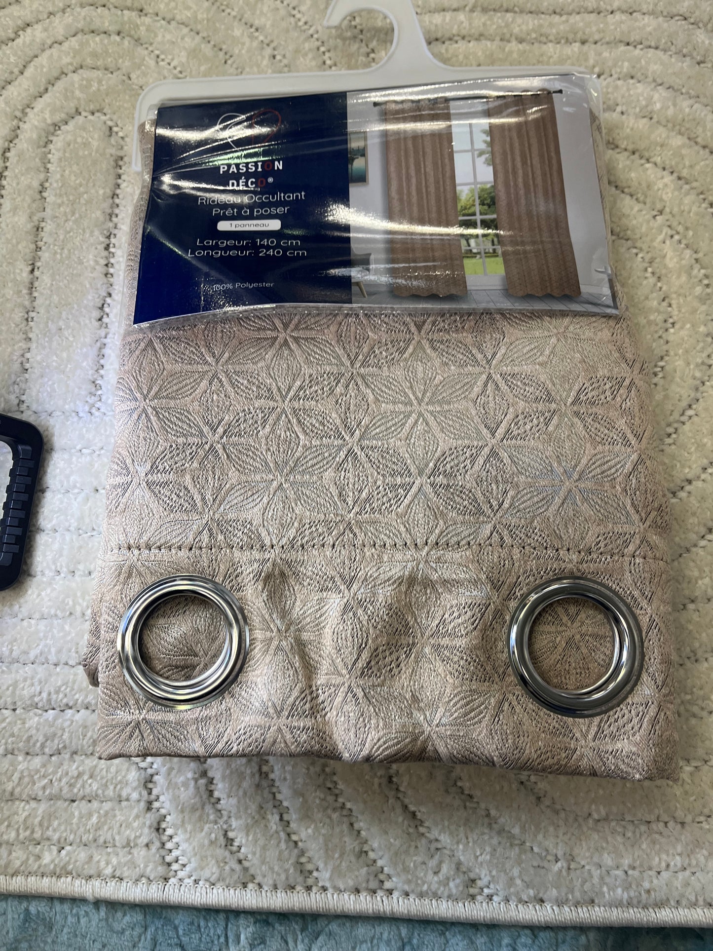 2 panneaux occultant 140/260cm