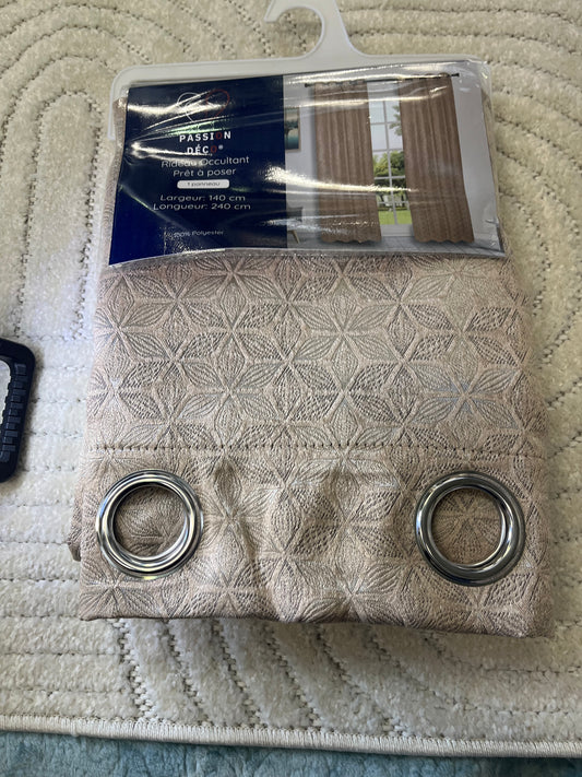 2 panneaux occultant 140/260cm