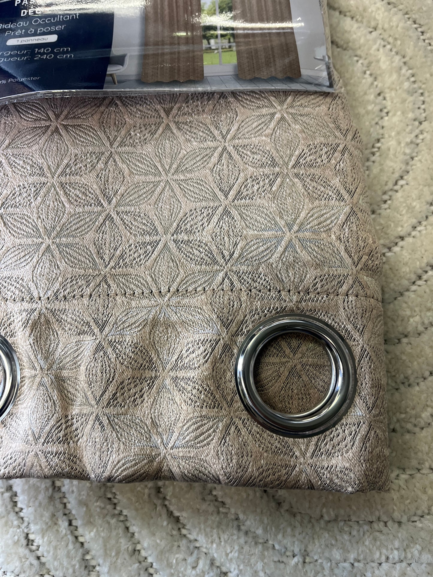 2 panneaux occultant 140/260cm