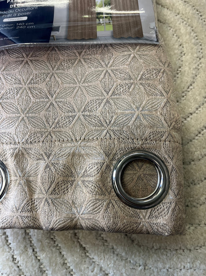 2 panneaux occultant 140/260cm