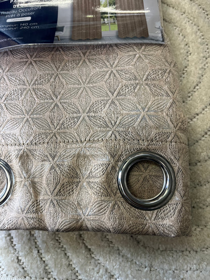 2 panneaux occultant 140/260cm