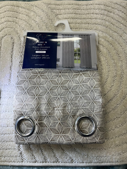 2 panneaux occultant 140/260cm