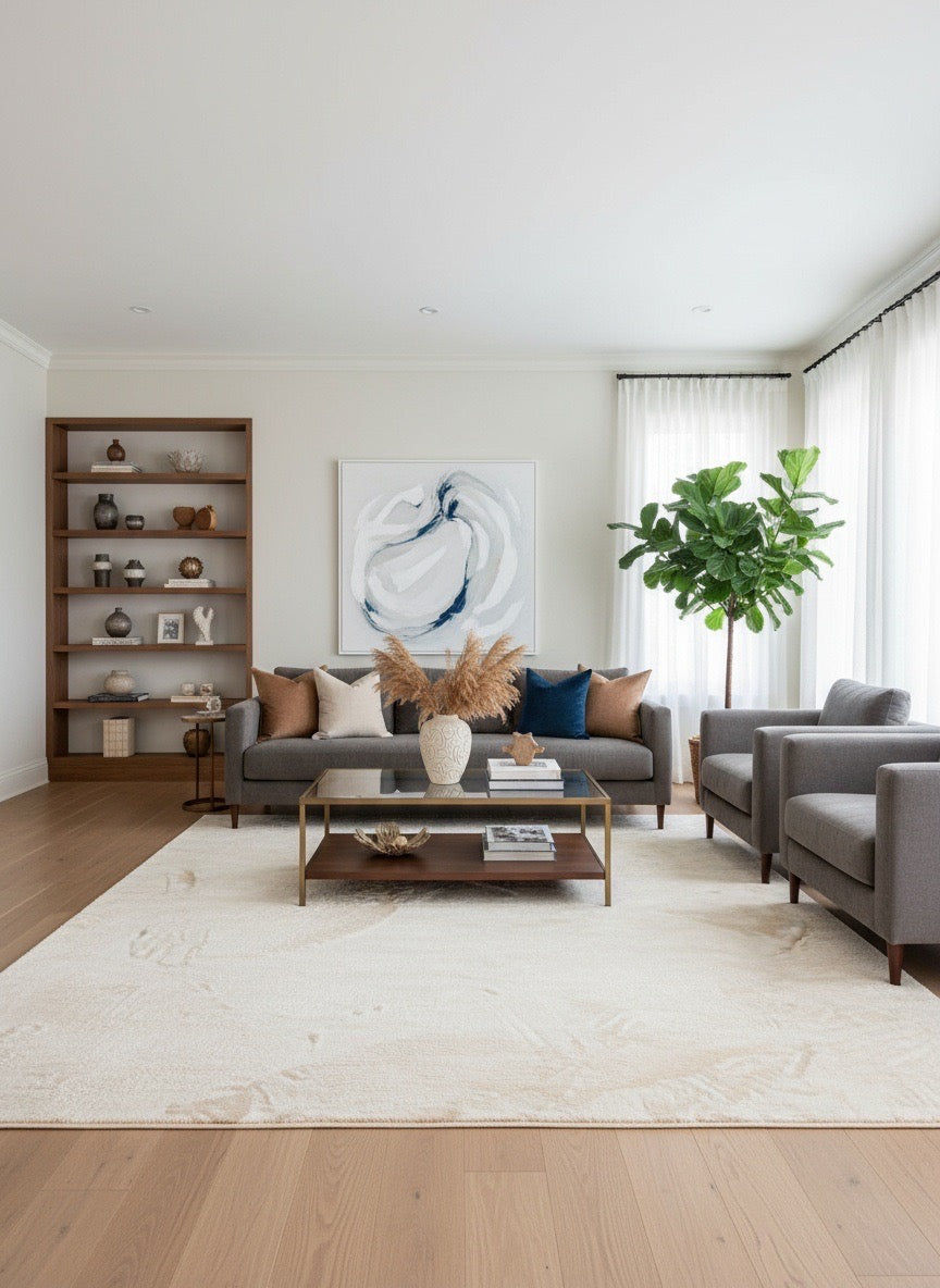 Tapis extra doux beige