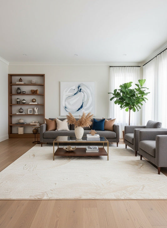 Tapis extra doux beige