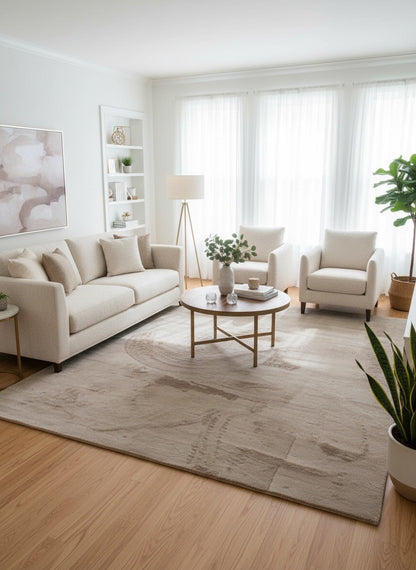 Tapis extra doux taupe