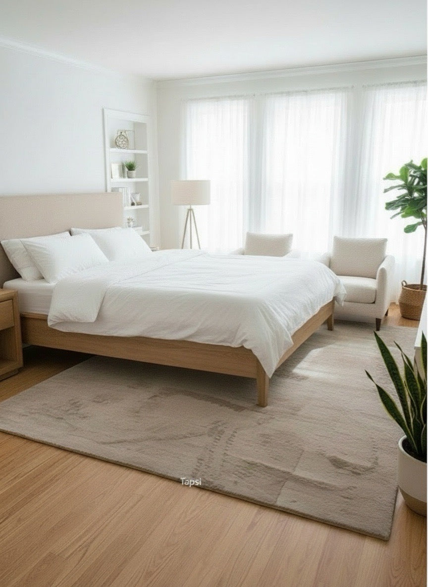 Tapis extra doux taupe