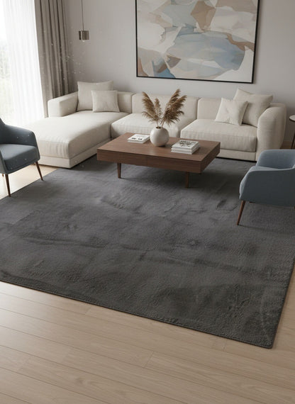 Tapis extra doux anthracite