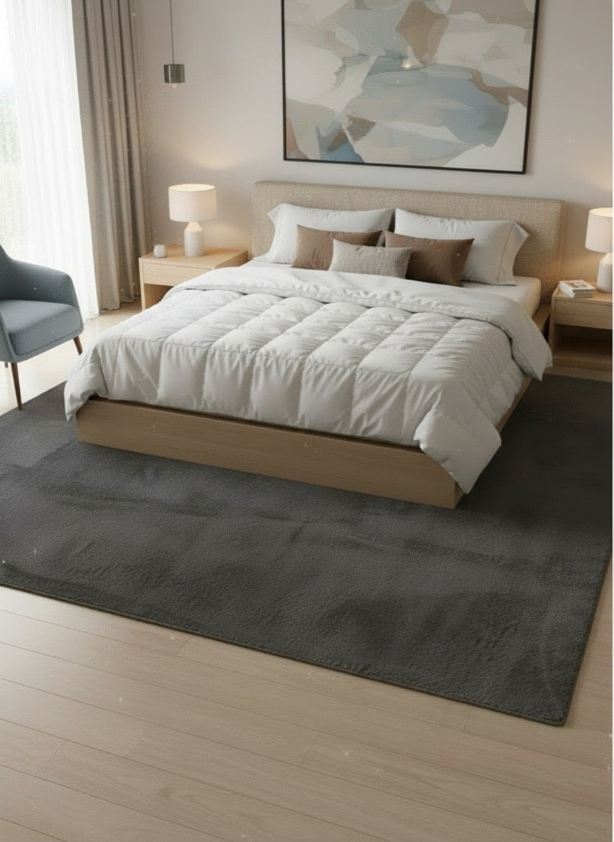Tapis extra doux anthracite