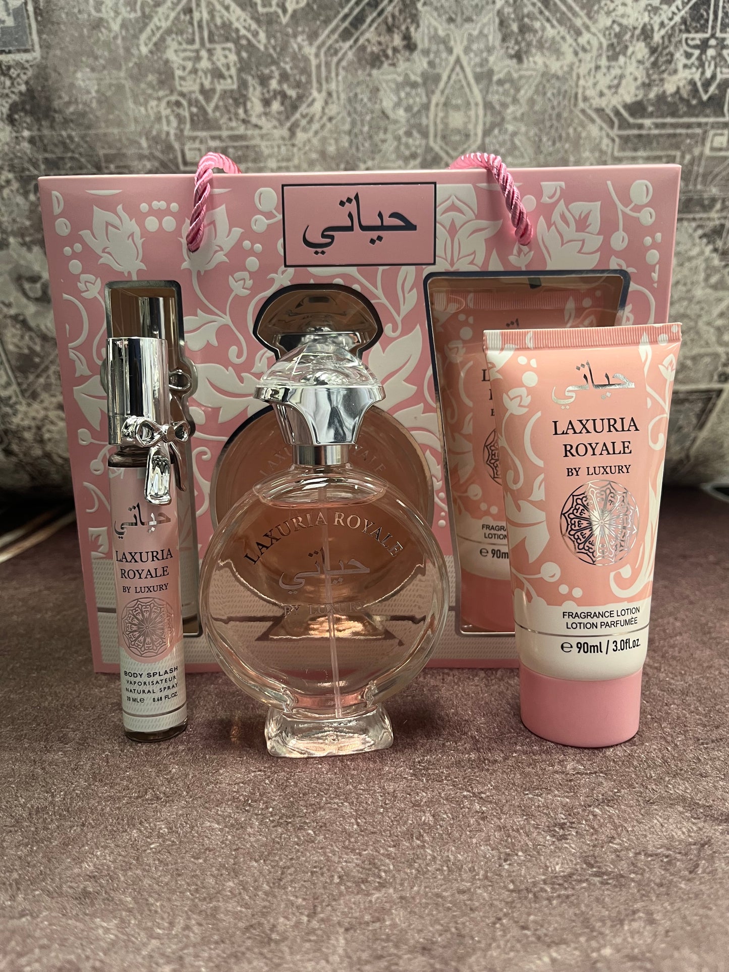 Coffret Parfum Laxuria Royale – Élégance & Douceur au Féminin
