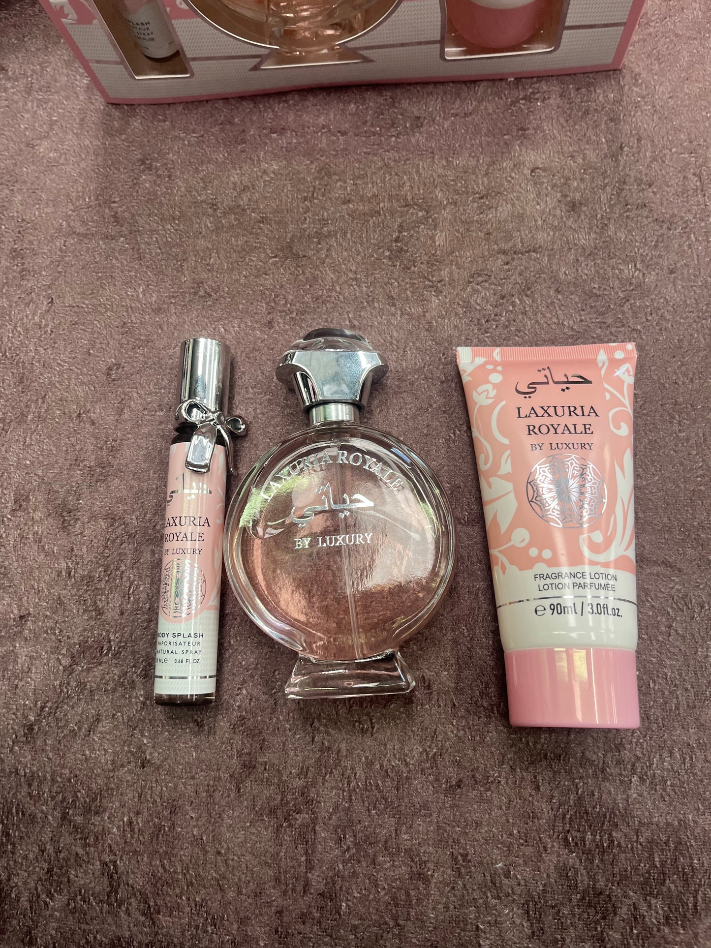 Coffret Parfum Laxuria Royale – Élégance & Douceur au Féminin