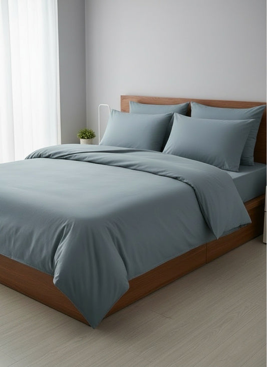Parure de lit complète 4 pièces – Douceur & Élégance