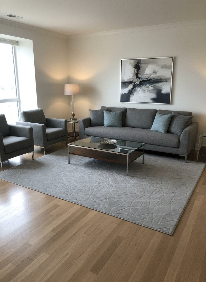 Tapis soft gris x1