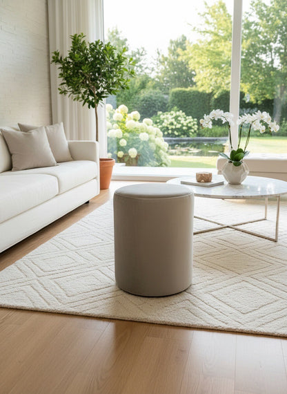 Pouf taupe