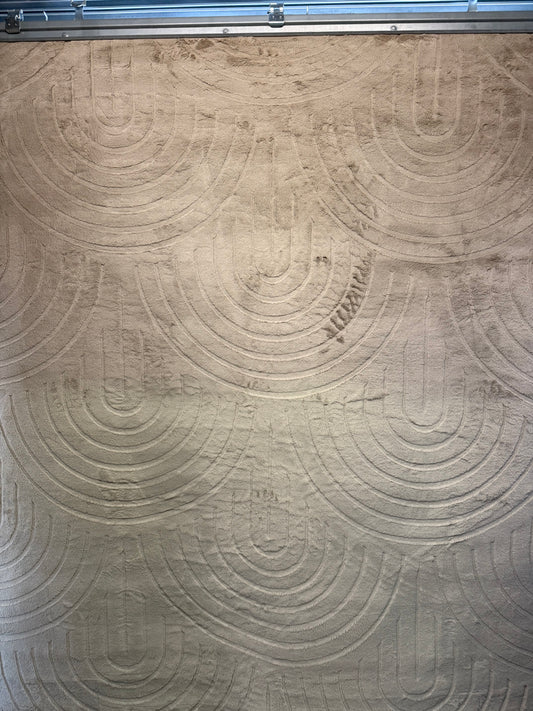 Tapis Genève doux lavable taupe