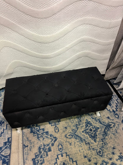 Banquette Coffre Capitonnée/noir