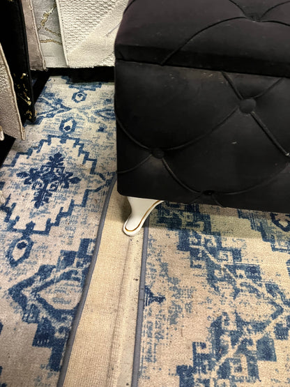 Banquette Coffre Capitonnée/noir