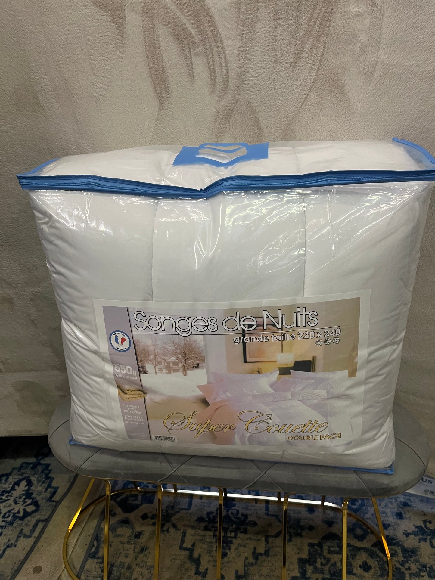 Super couette double face 220-240cm