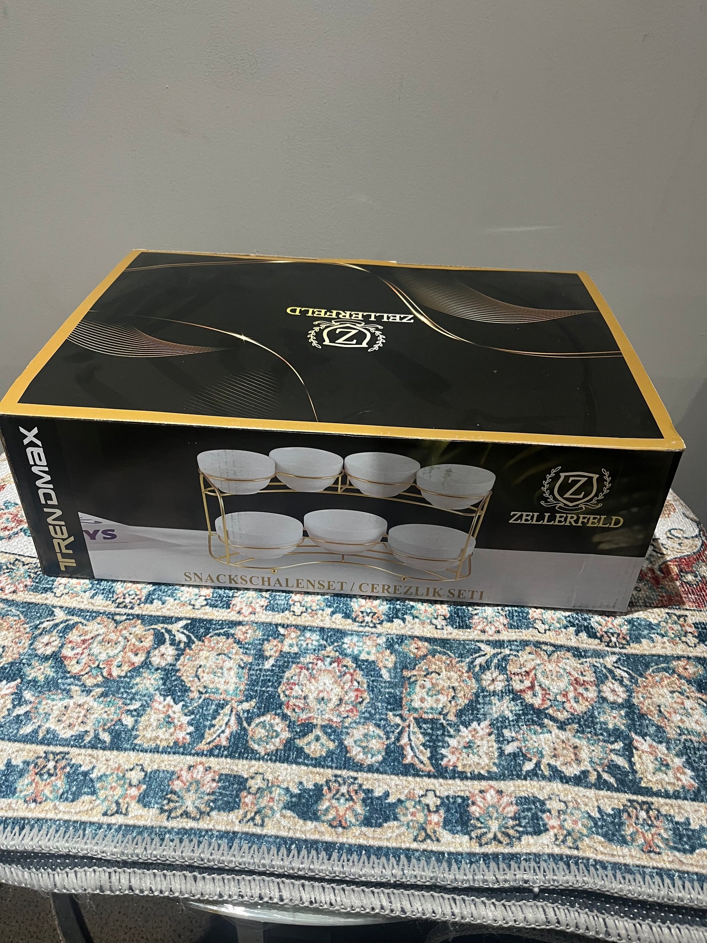 ✨ Ensemble de 8 bols  avec support doré – Élégance & Praticité