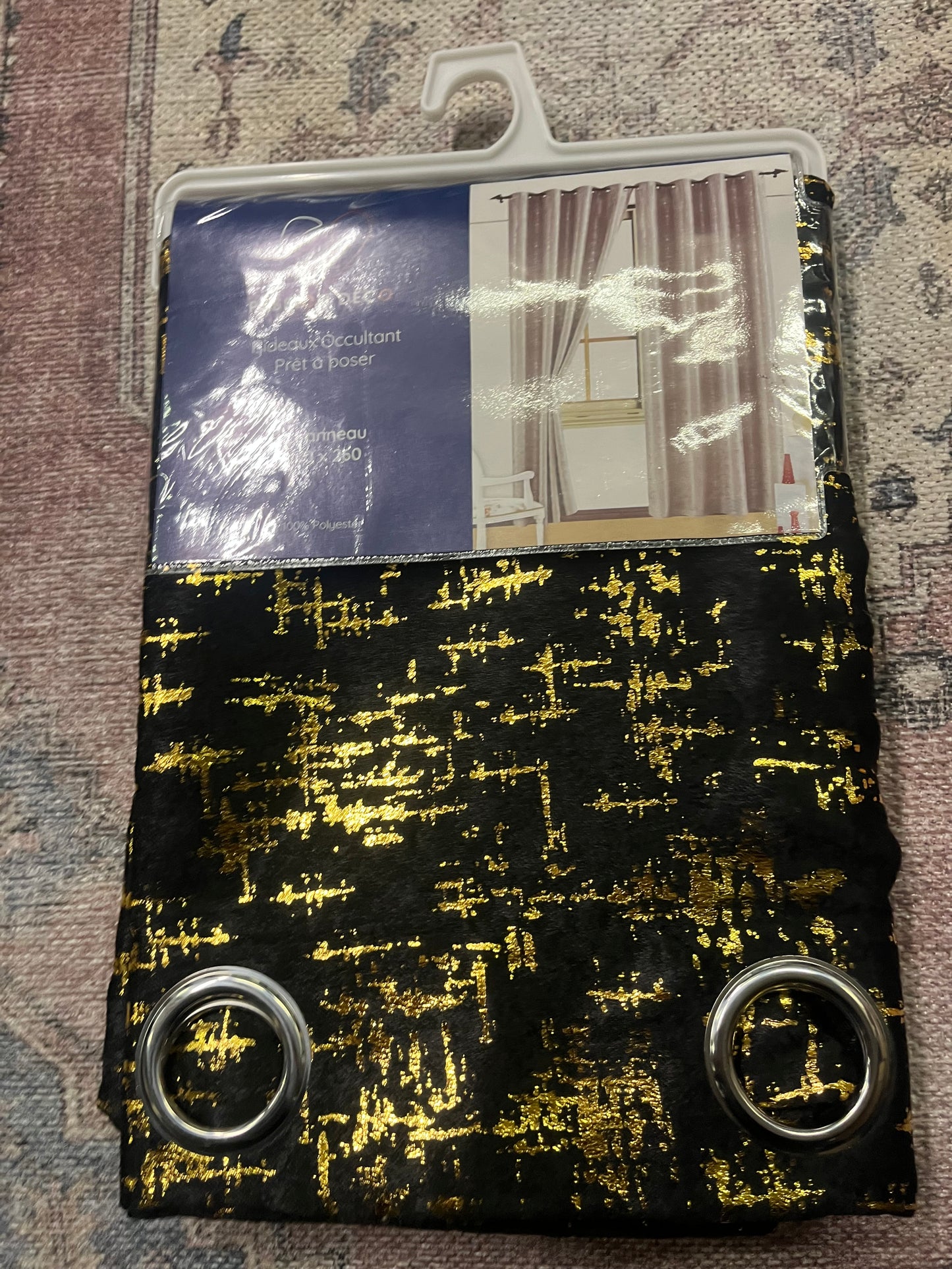 2 panneaux occultant 140/260cm