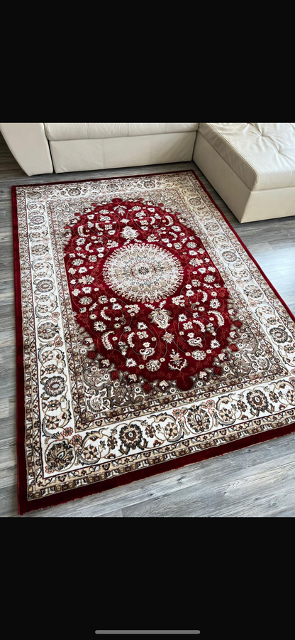 Tapis Dubaï rouge
