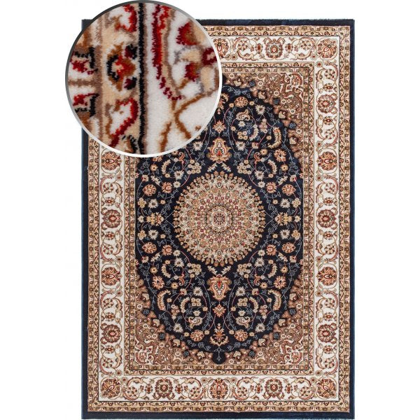 Tapis Dubaï bleu