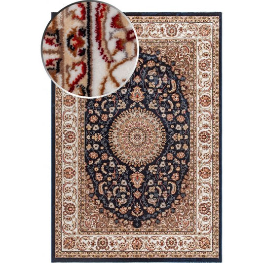 Tapis Dubaï bleu