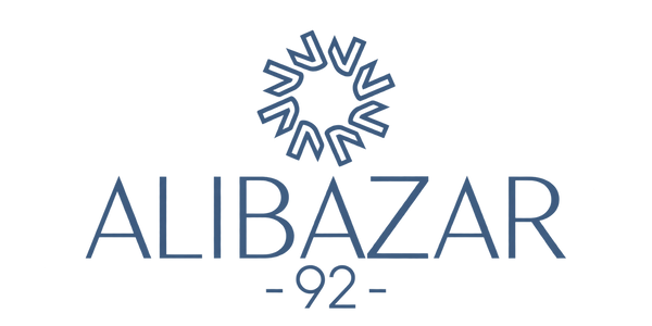 ALIBAZAR 92 — logo bleu