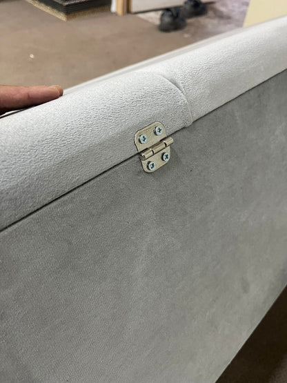 Banquette Coffre Capitonnée/gris